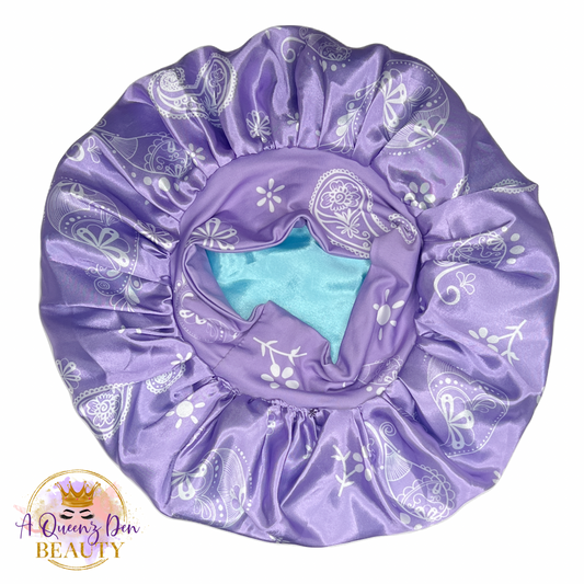 Adult Reversible and Double Layered Hair Bonnet with Storage