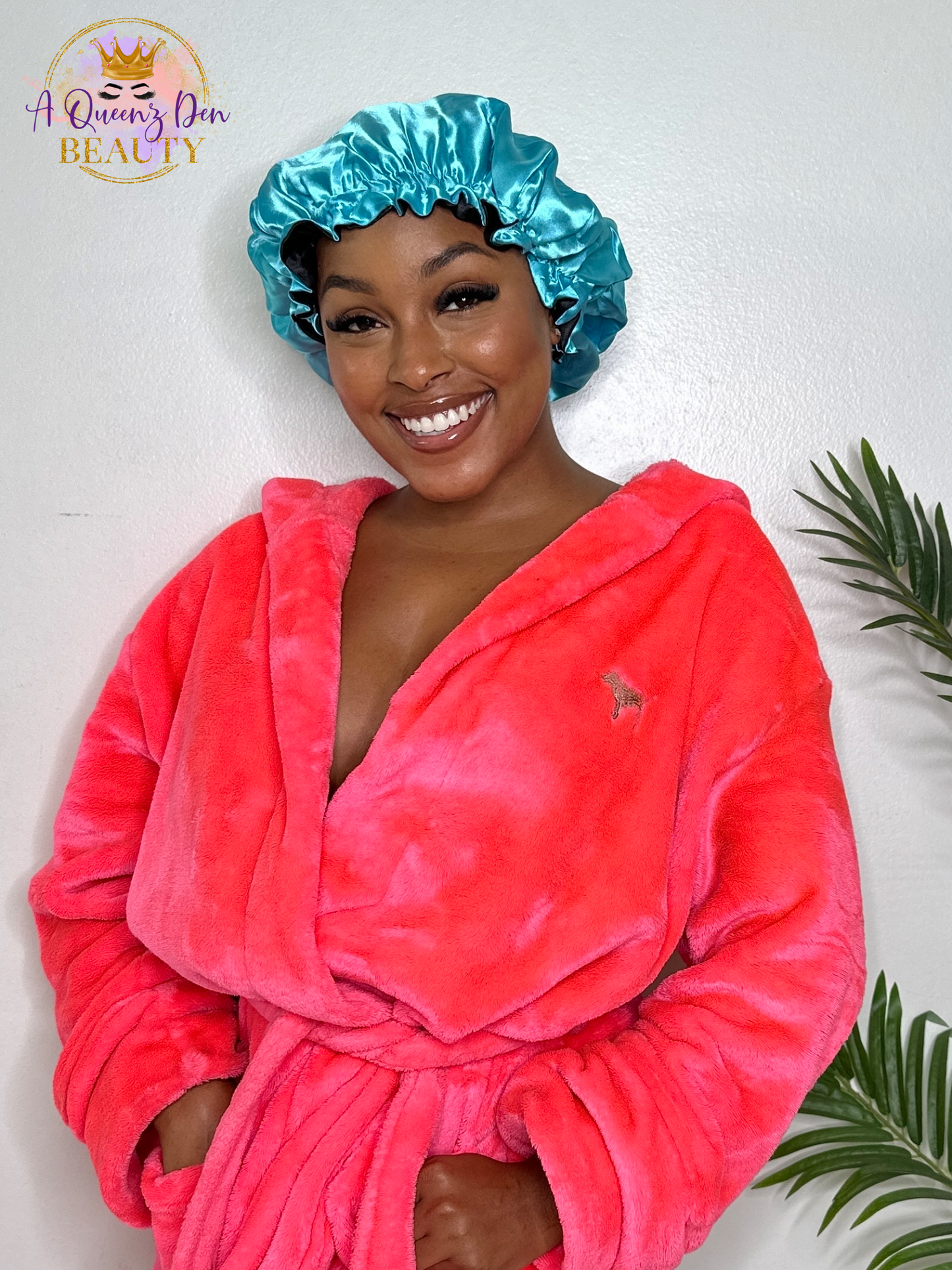 Customized Double Layer Reversible Silky Satin Bonnet_Beauty and Beast Hair Bonnet