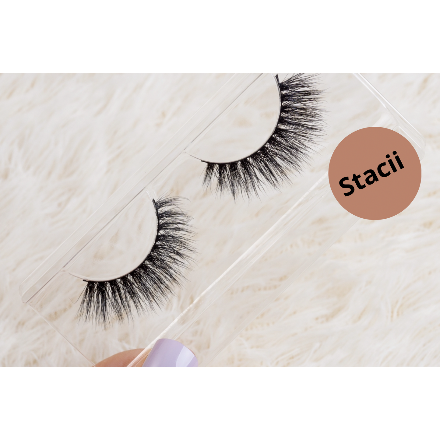 Stacii 100% Real Mink Fluffy Lashes - AQueenzDen