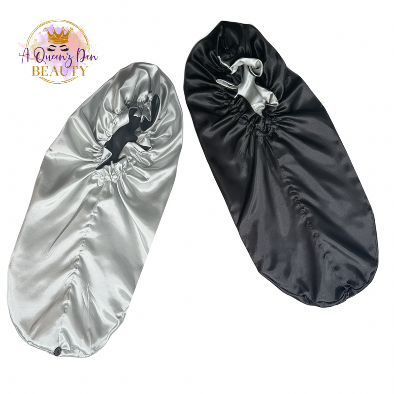 Double Layer Long Satin Bonnet