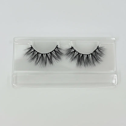 AQueenzDen Goddess Real Mink Fluffy Lashes, handcrafted for a voluminous, dramatic look. Cruelty-free mink.