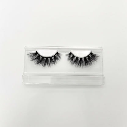AQueenzDen Queen Tings Real Mink Fluffy Lashes, handcrafted for a voluminous and dramatic look.