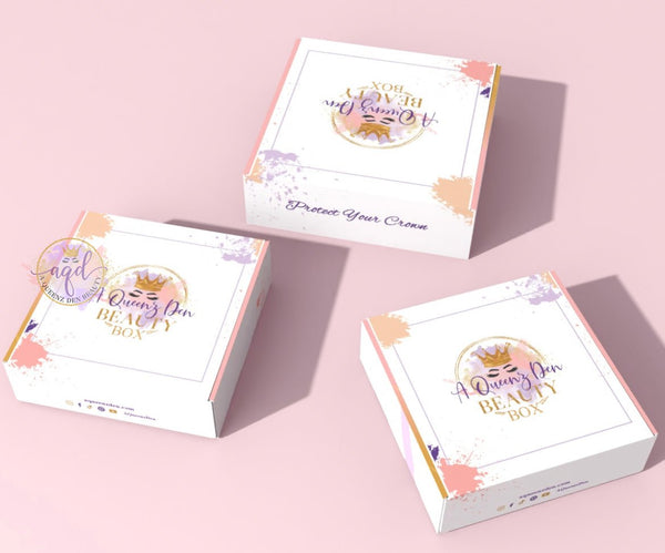 Satin Bonnet Beauty Box- Hair and Beauty Gift Box - AQueenzDen