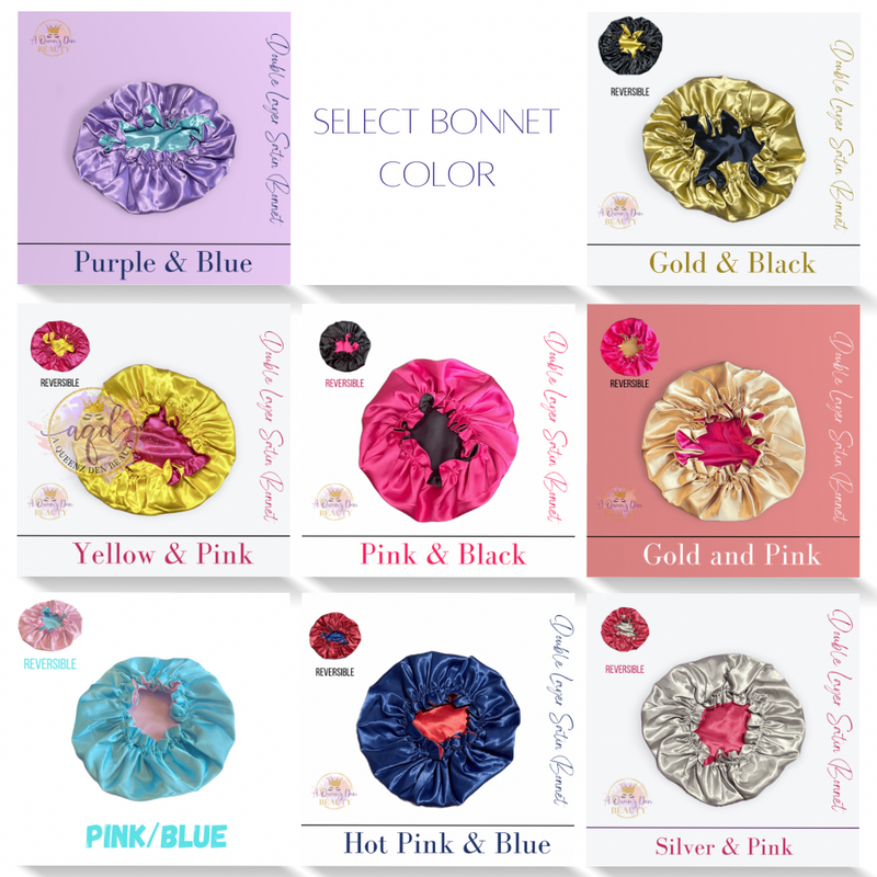 Satin Bonnet Beauty Box- Hair and Beauty Gift Box - AQueenzDen