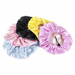 Child Satin Bonnet Little -Girl Sleep Bonnet -Adjustable and Elastic Options
