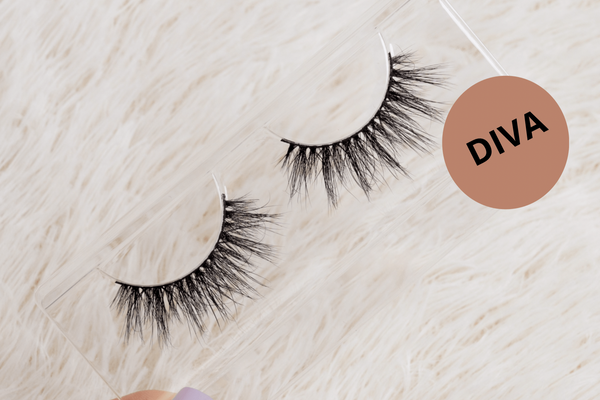 DIVA 100% Real Mink Fluffy Lashes