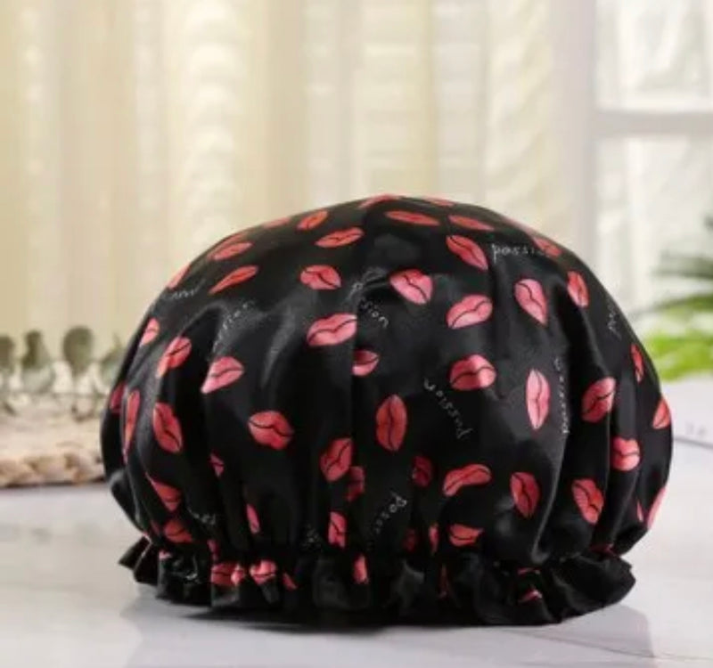 Satin Lined Shower Cap -Satin Lined Swimming Cap
