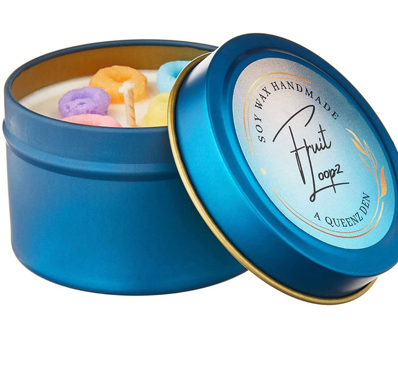 100% Soy Wax Candle- Fruit Loopz Candle- Highly Scented