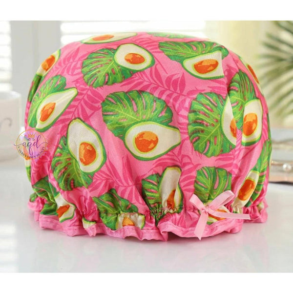 Satin Lined Shower Cap -Satin Lined Swimming Cap - AQueenzDen