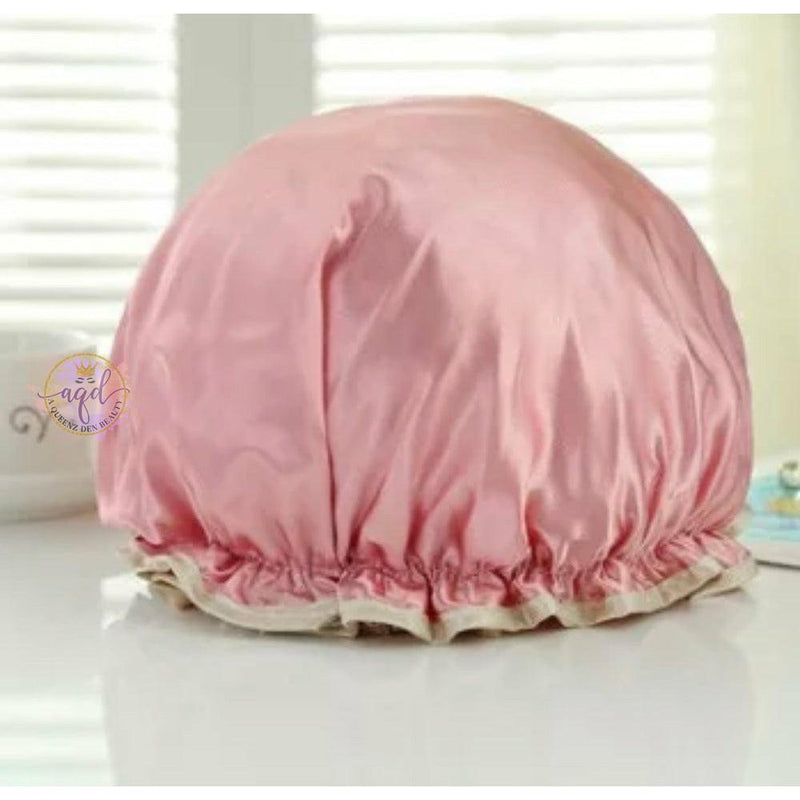 Satin Lined Shower Cap -Satin Lined Swimming Cap - AQueenzDen