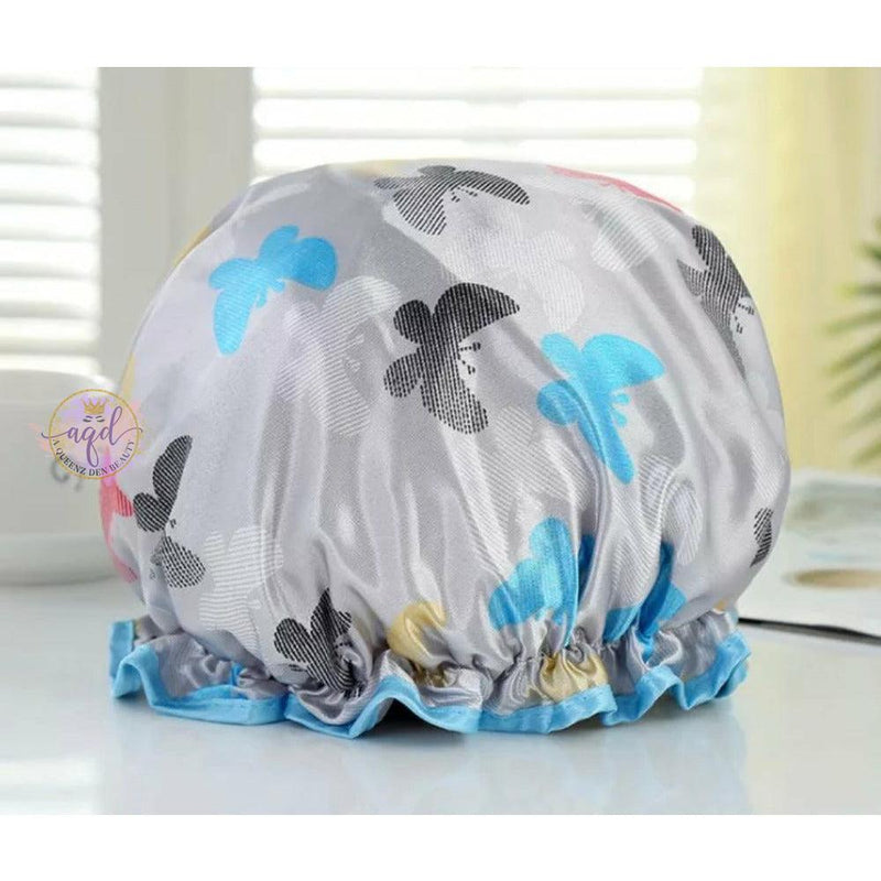 Satin Lined Shower Cap -Satin Lined Swimming Cap - AQueenzDen