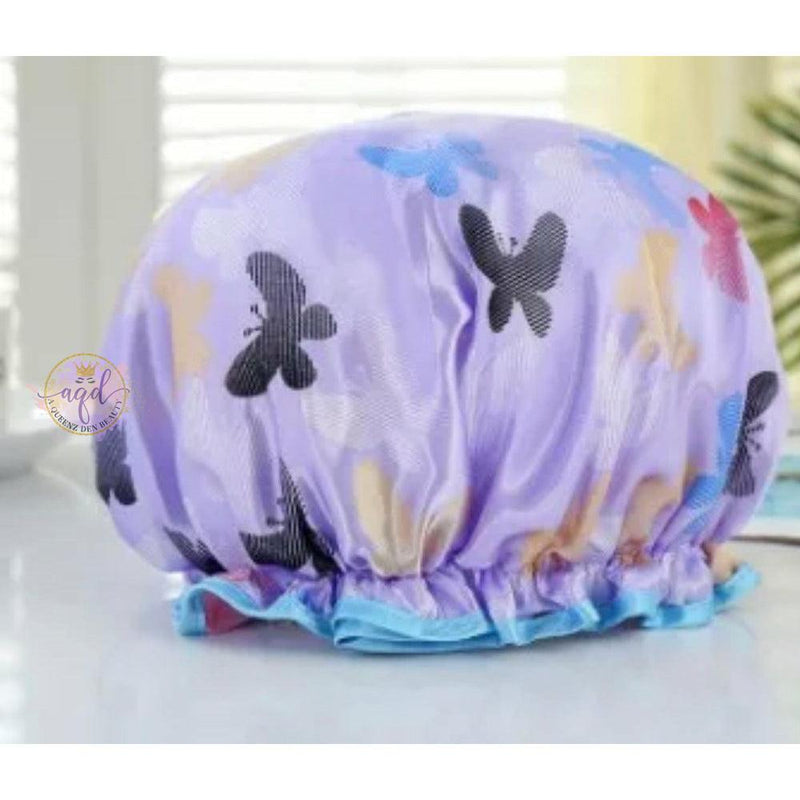 Satin Lined Shower Cap -Satin Lined Swimming Cap - AQueenzDen